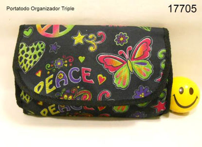 Imagen de PORTATODO ORGANIZADOR TRIPLE ESTAMPADO 12.23